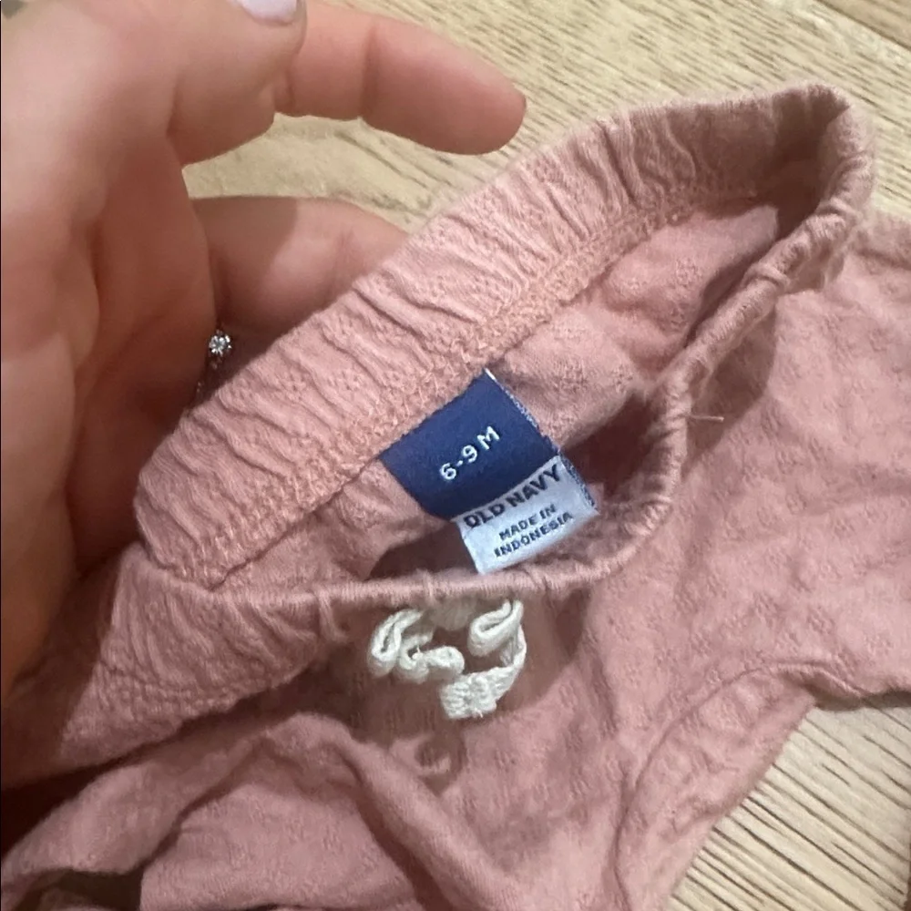 Old navy Cozy Pink Kids Leggings 6/9m